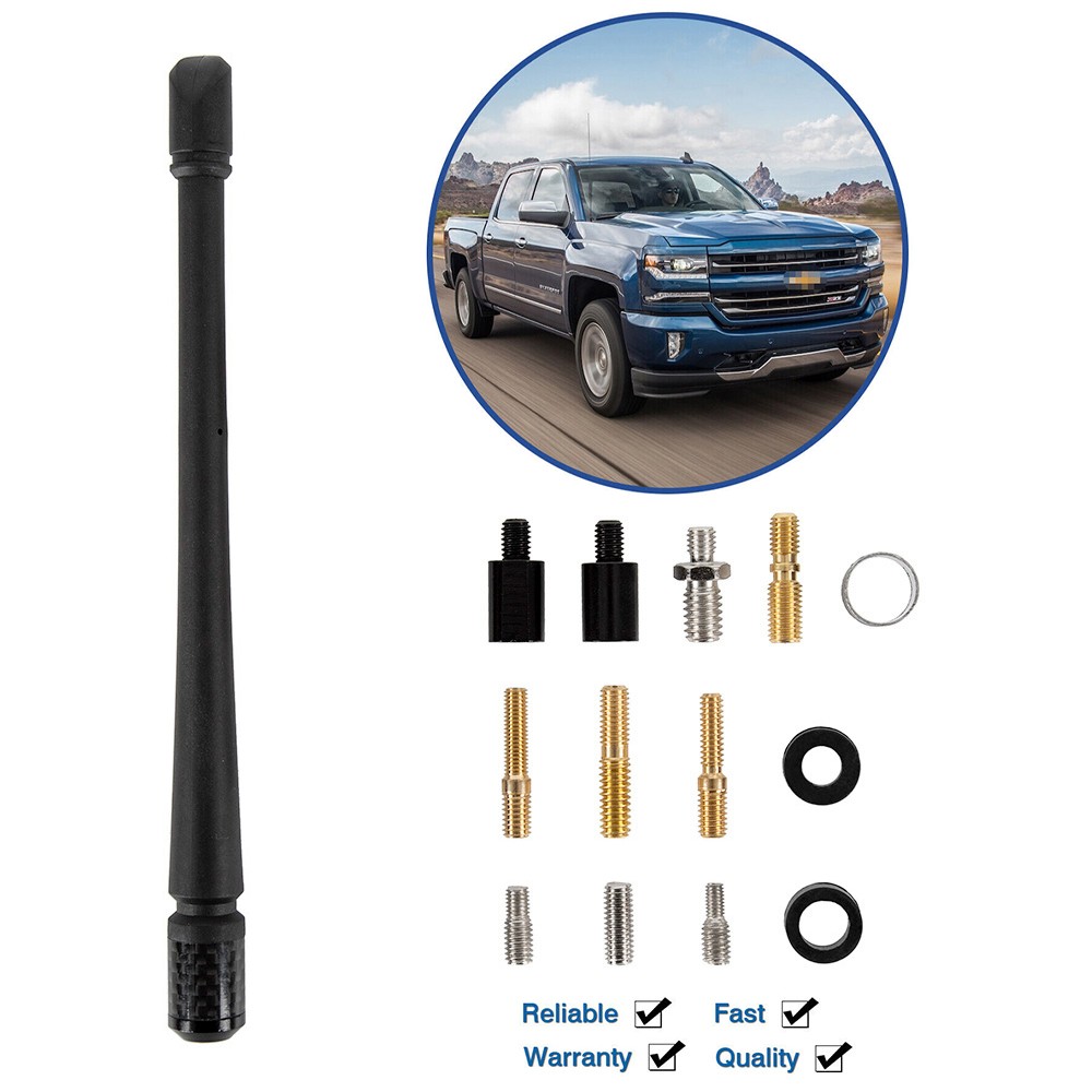 NEW 7″ Short Car Antenna Mast Radio AM/FM for Chevrolet Silverado 1500 2006-2024