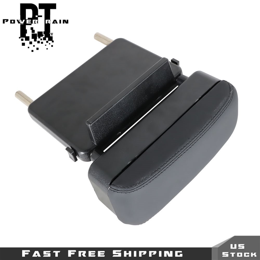 Universal Car Armrest Box Elbow Support Adjustable Center Console Armrest Black
