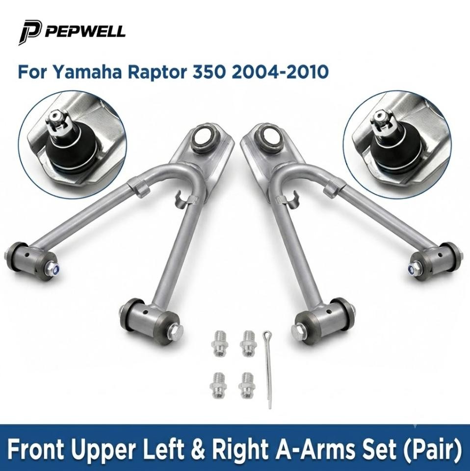 Front Upper Left & Right A-Arms Set For Yamaha Warrior 350 Raptor 350 1989-2010