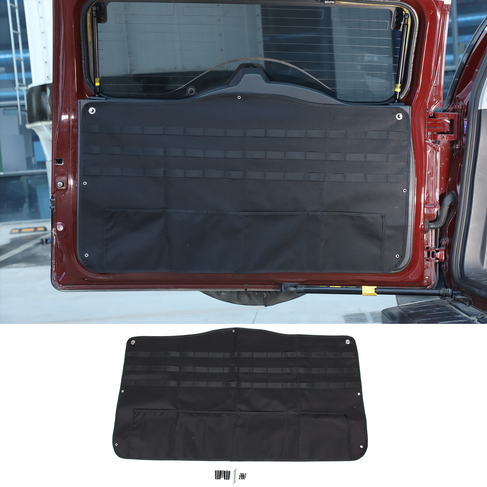 Tailgate Rear Door Cargo Trunk Storage Bag Organizer For Toyota FJ Cruiser 07+