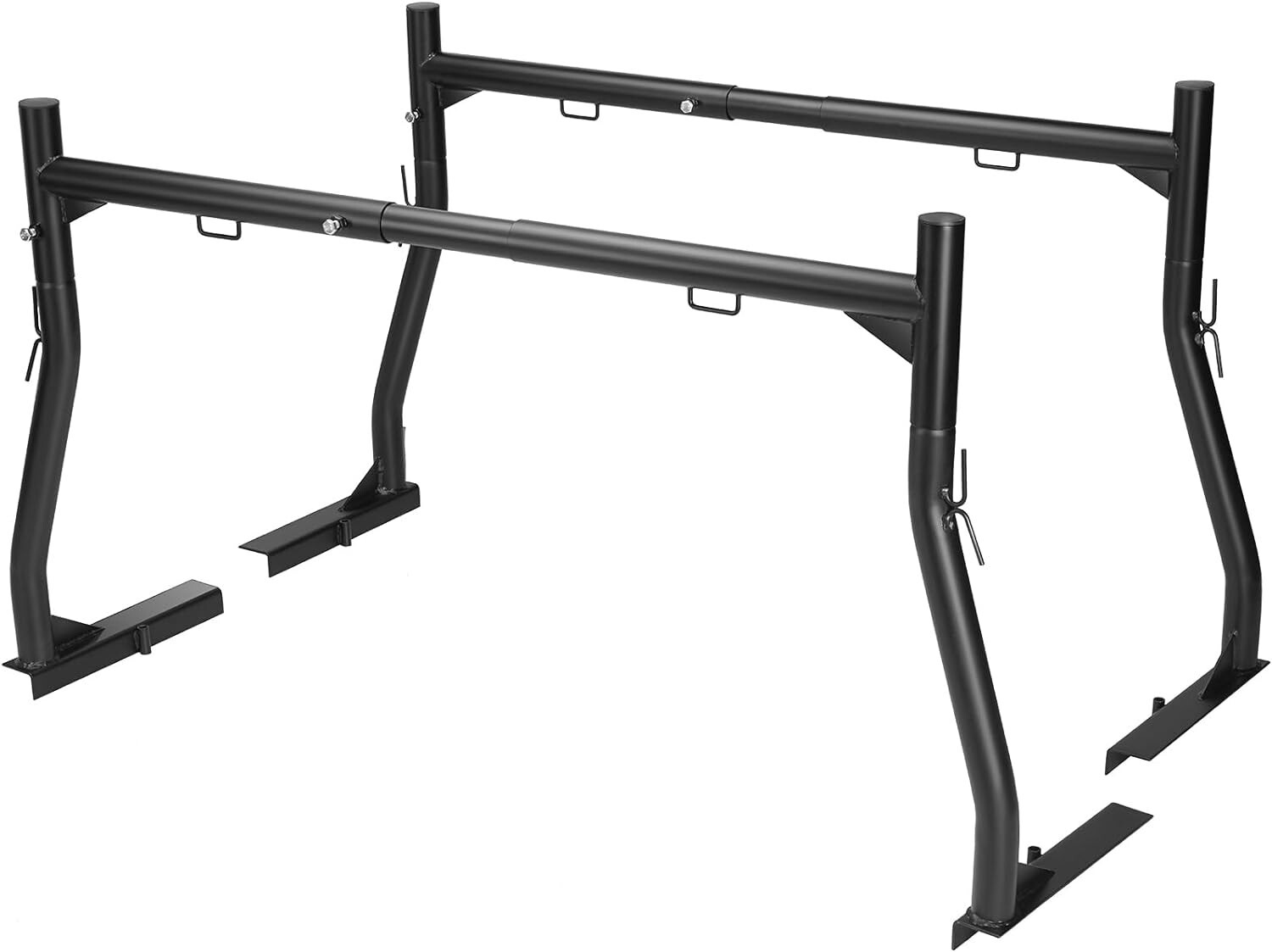 800 lbs Truck Ladder Rack – Extendable Width 46-71 inch, No-Drill Installation