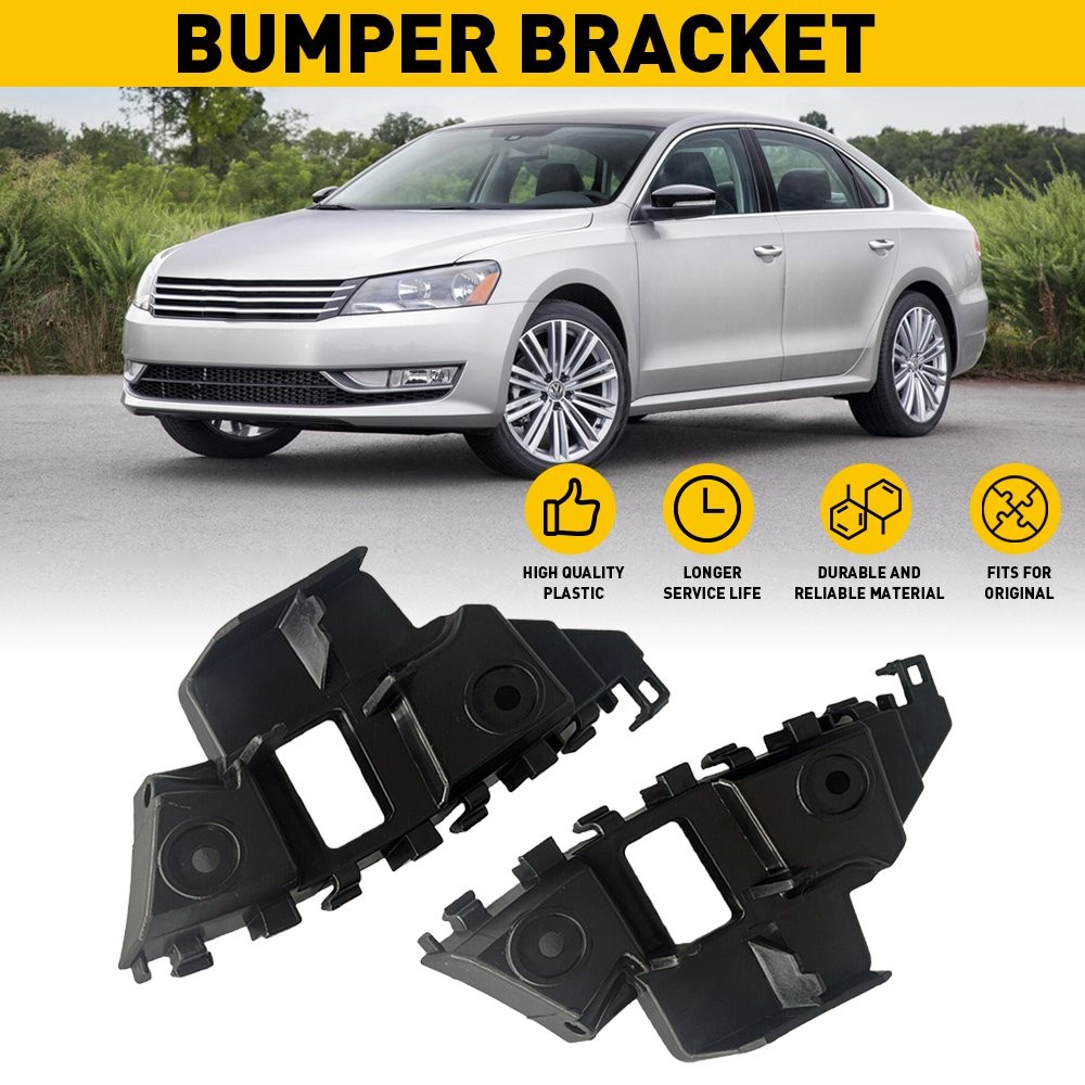 Front Drive &Passenger Support Bumper Bracket For 2011 Volkswagen 2012-14 Jetta