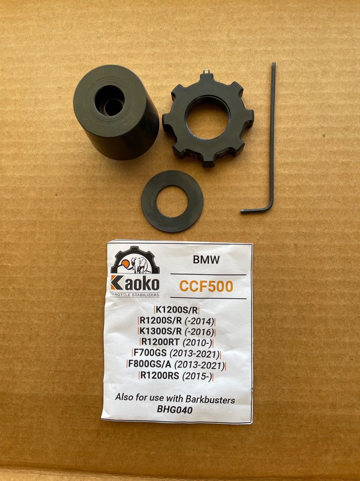 Kaoko BMW Throttle lock (CCF500)
