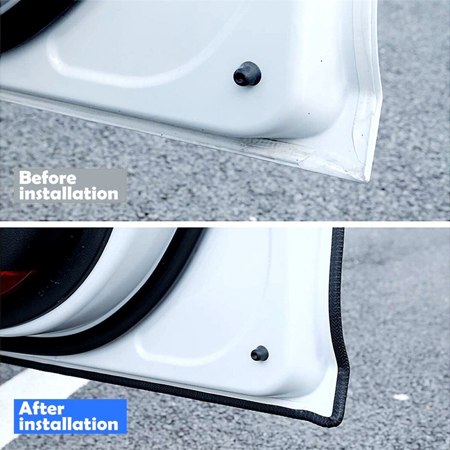 20ft U-Shape Car Door Edge Guard Molding Trim Rubber Edge Strip Seal Protector
