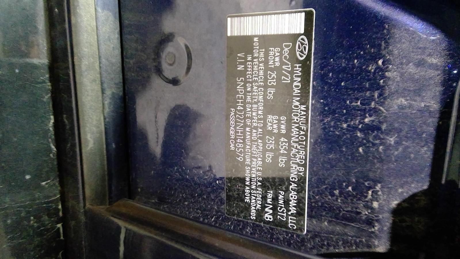 SONATA 2022 Headrest 1032108