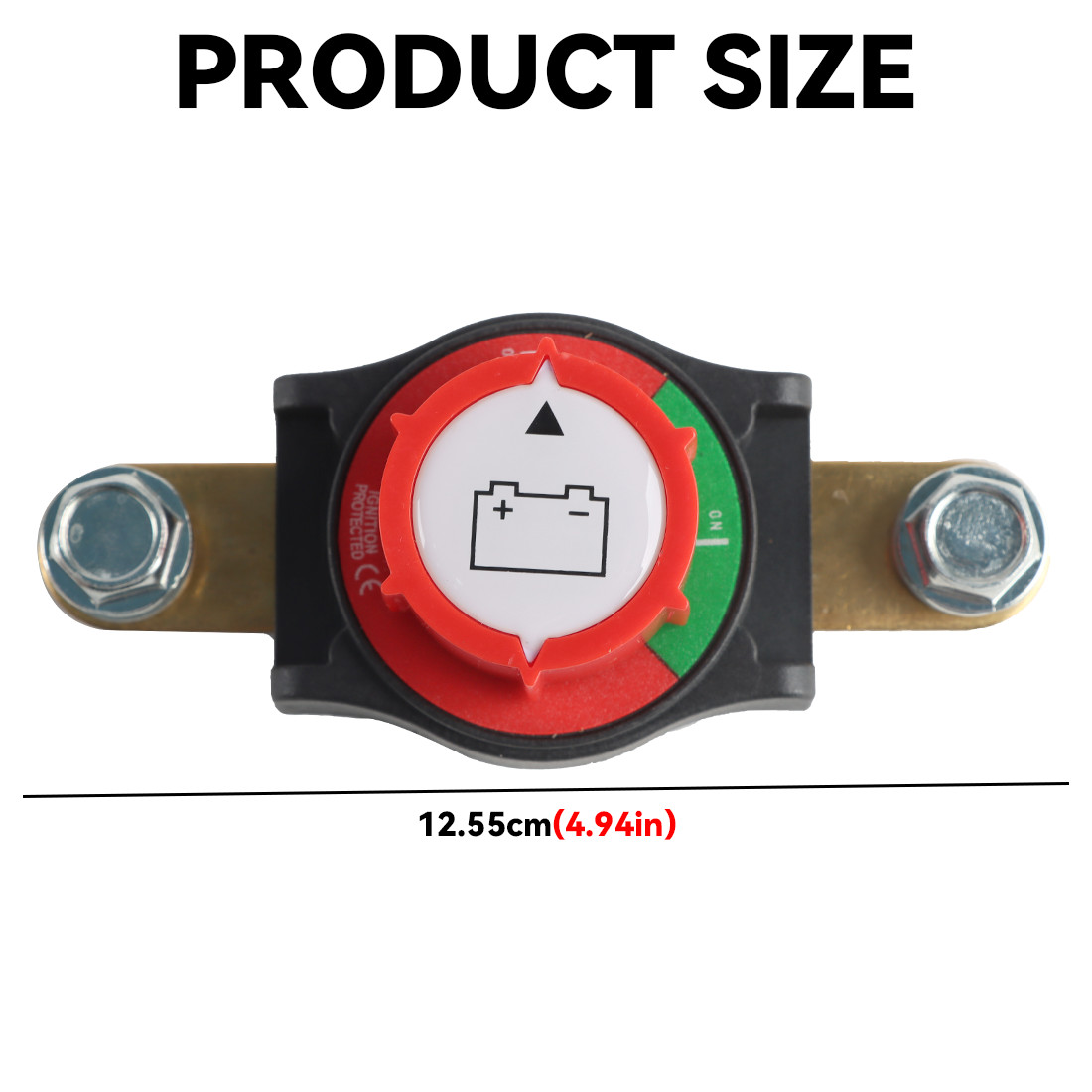 Side Post Battery Disconnect Switch 12V-48V Kill Cut Off Switch for Car RV Boat