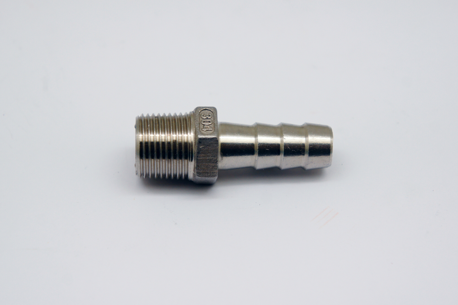 M10x1.0 Male to BARB OD 6mm / 0.24″ Stainless Tail Adaptor Hose Connector