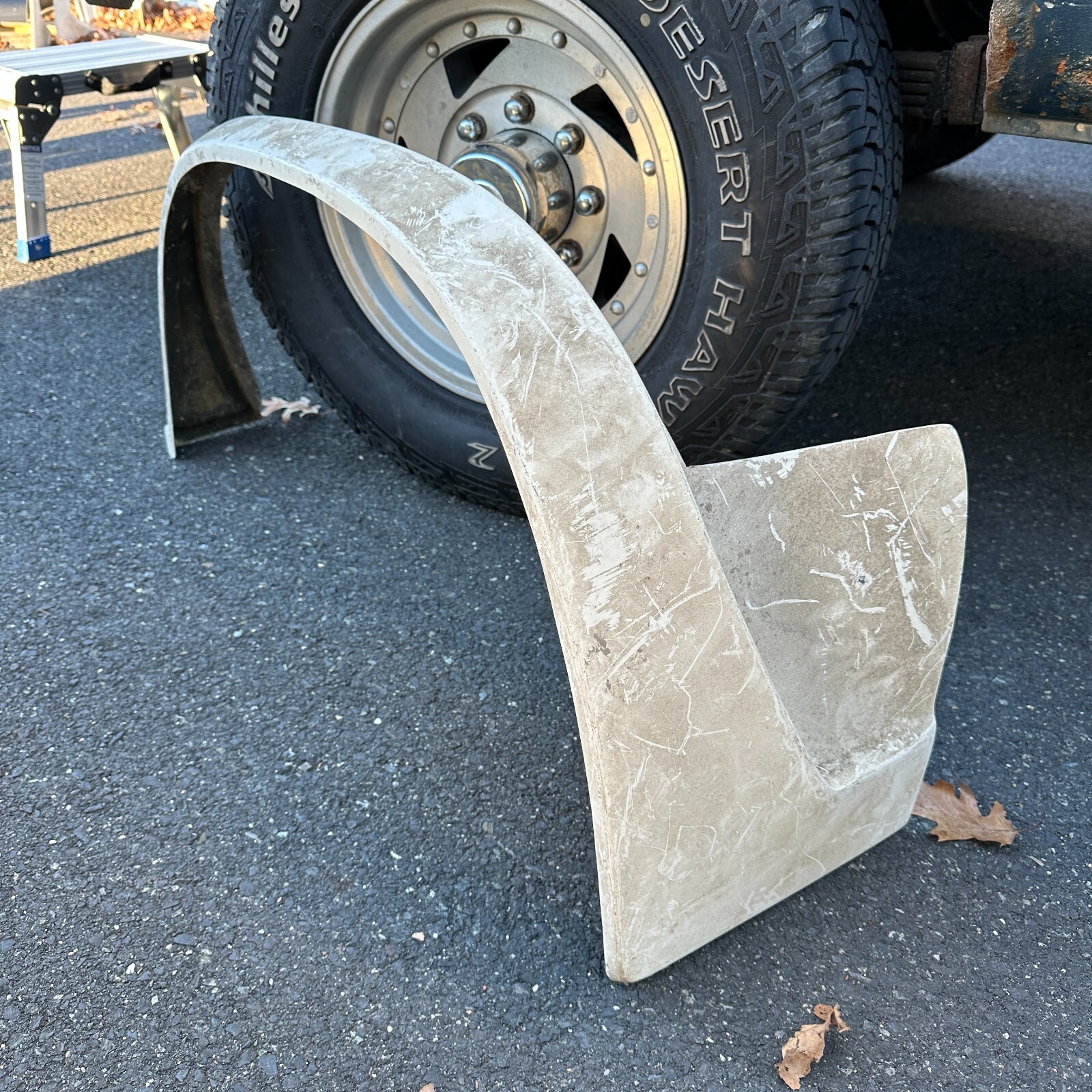 75-91 Ford Van Fiberglass LEFT REAR Mud Fender Flare E150 E250 E350 Econoline