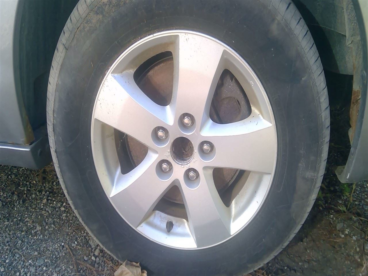Wheel 17×6-1/2 Aluminum 5 Solid Spoke Fits 11-19 Journey 3754806