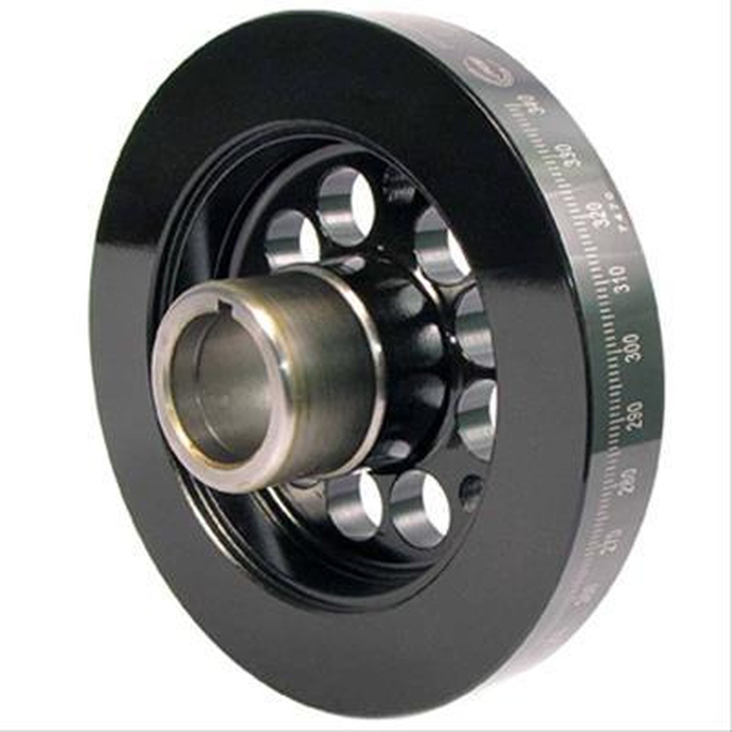 Power Bond PB1012SS, One Black Sbc 6.25In. Steel Harmonic Balancer – Sfi Perform