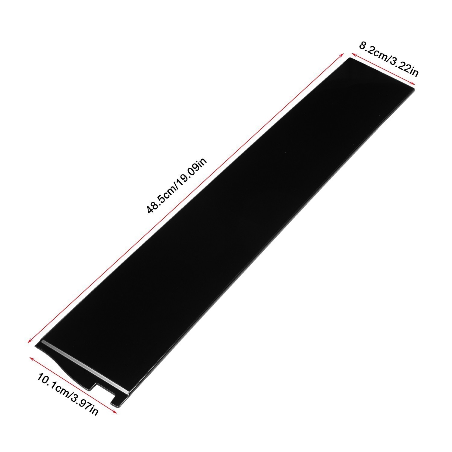 Black Gloss Outer Pillar Trim Kit for GMC Yukon ABS Material 2 Years Warranty