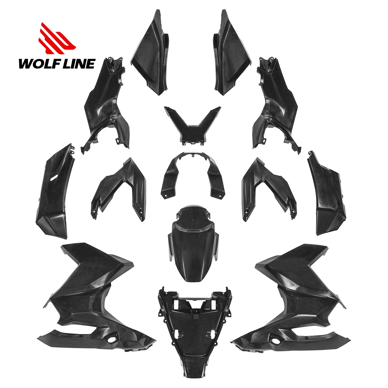 Unpainted Injection Molding Bodywork Fairings Kit For Honda ADV 160 2022-2023