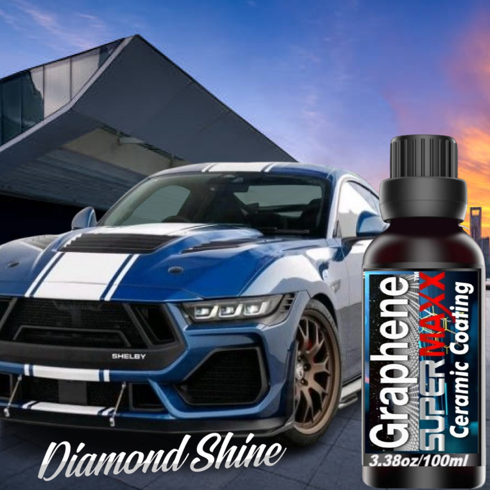 CERAMIC CAR COATING SUPERMAXX GRAPHENE TOP SELLER ON EBAY 3.38OZ/100ML – ‘KIT’