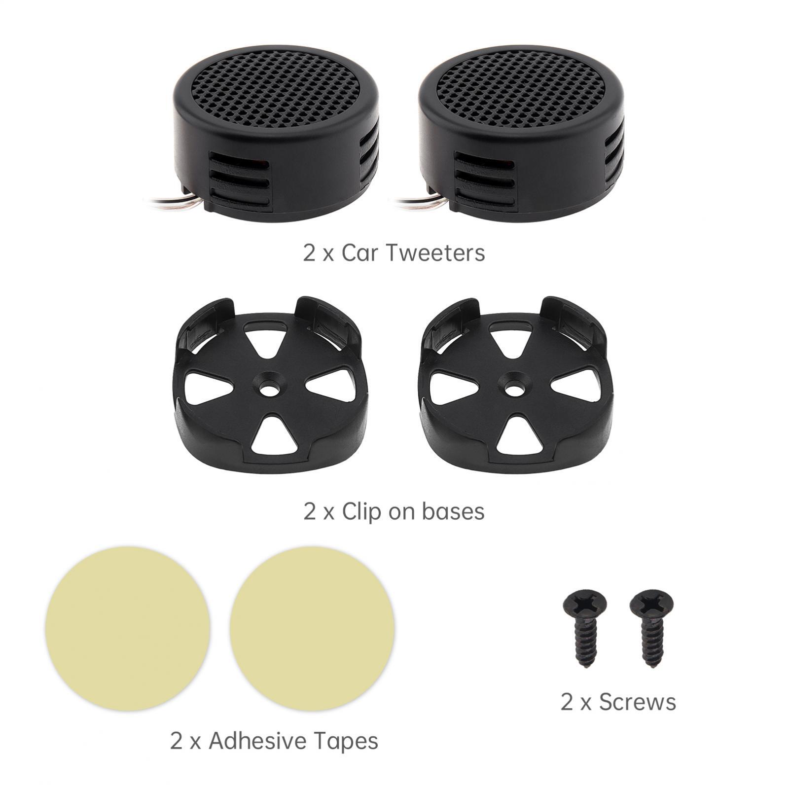 500W High Efficiency Mini Dome Tweeter Built-in crossover for Car Audio System