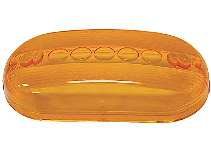 Oblong Lens | 2-Bulb Amber | Trailer Clearance Side Marker Light