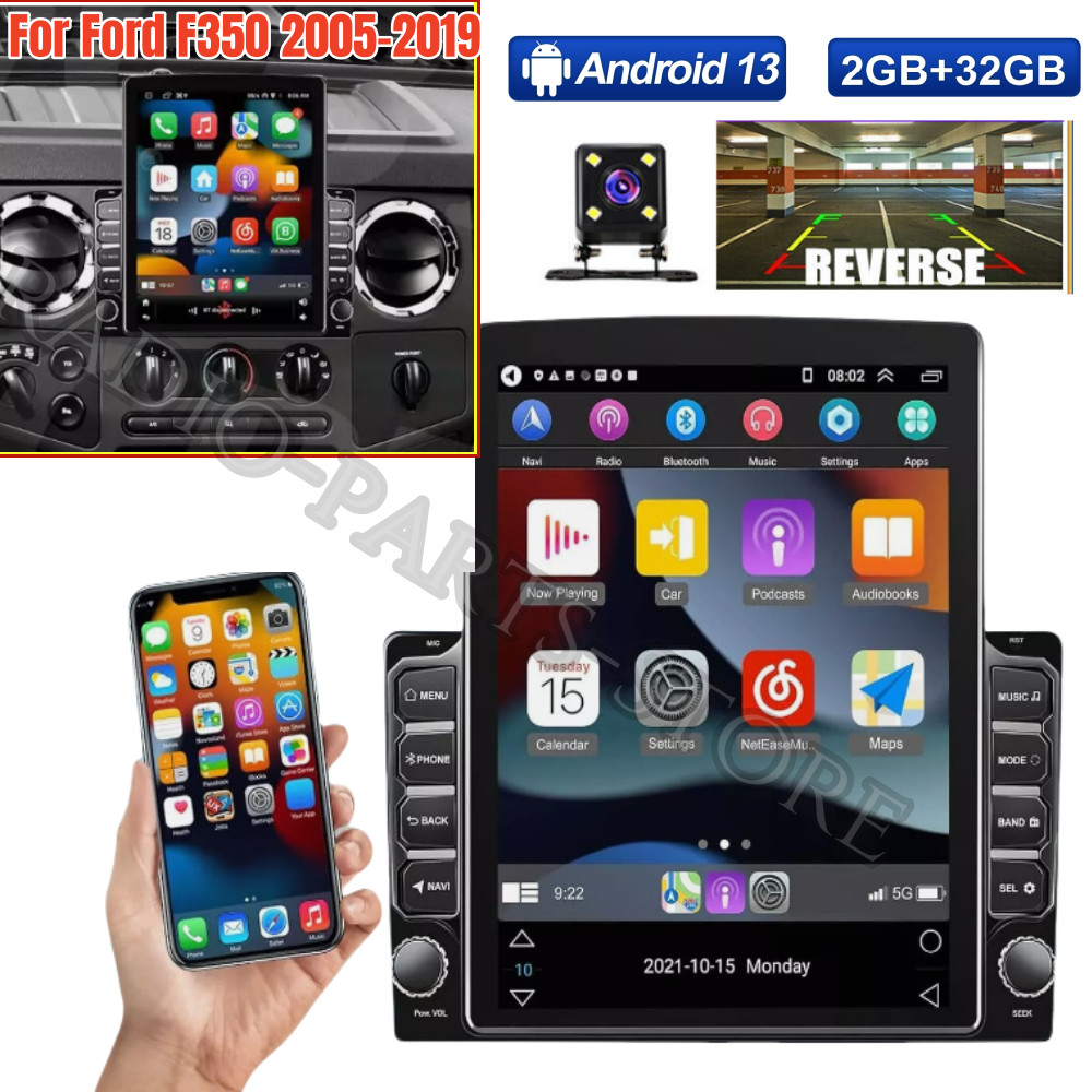 For 2002-2004 Dodge Dakota 9.7″ Android 13 Carplay Car Stereo Radio GPS Navi BT