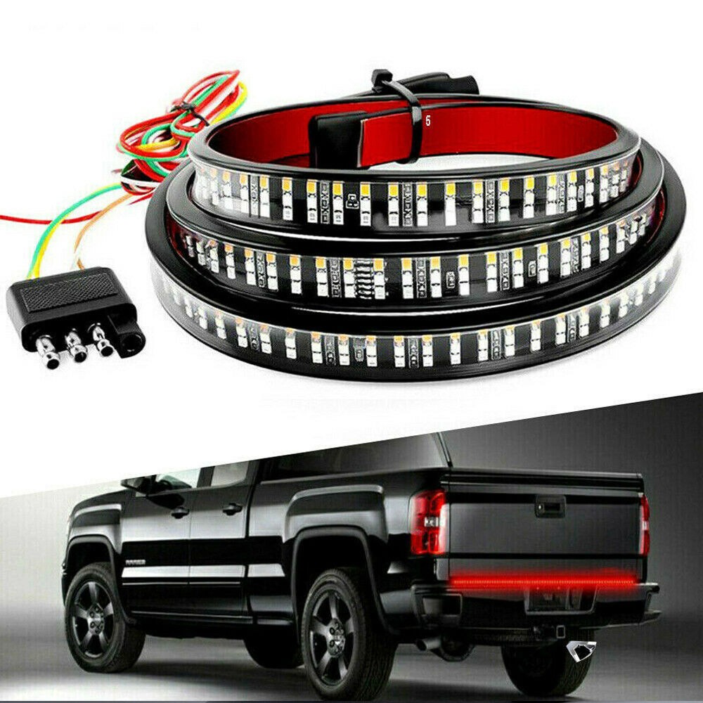 60″ LED STRIP TAILGATE LIGHT BAR REVERSE BRAKE SIGNAL FOR CHEVY FORD DODGE TRUCK