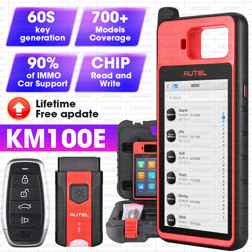 2026 Autel MaxiIM KM100 Key FOB PROGRAMMING Key Generation IMMObilizer 60S