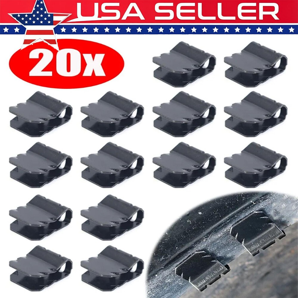 20pcs U Shaped Clips Automotive Clips Nut Fender Buckle Car Fasteners Clips USA/