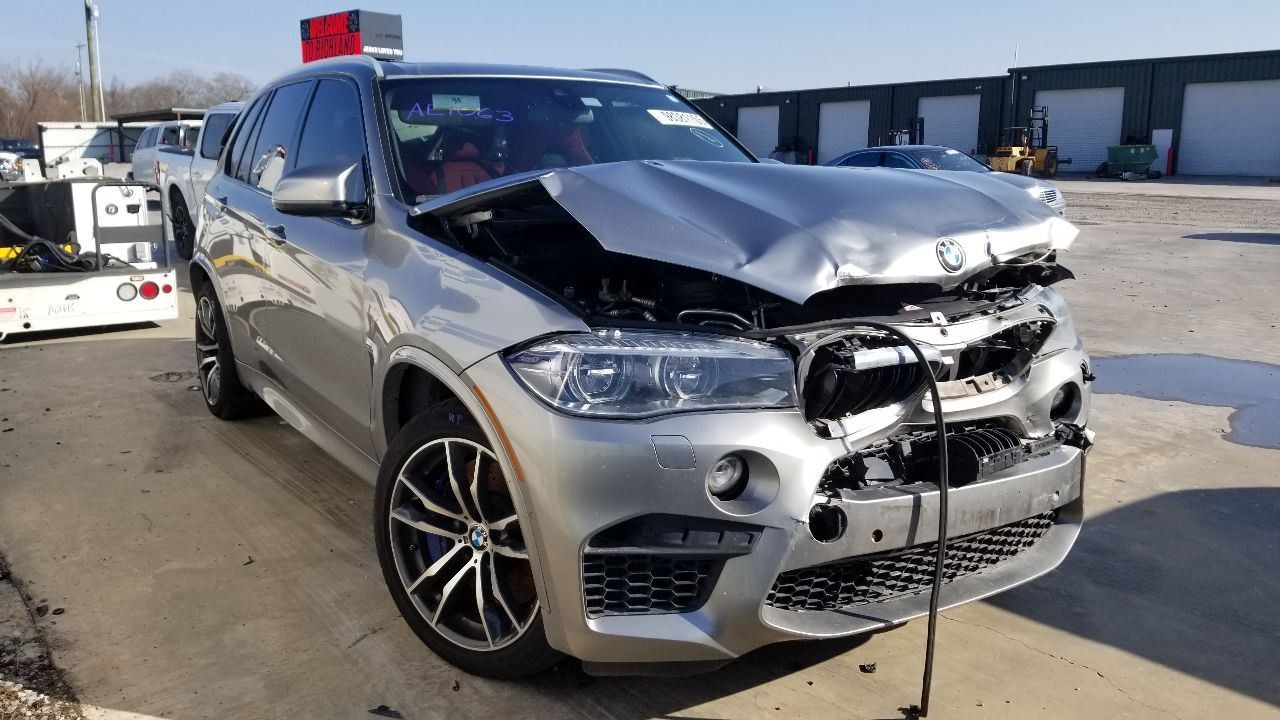17 BMW X5 M F85 HEADLIGHT LAMP WASHER RIGHT PASSENGER SILVER