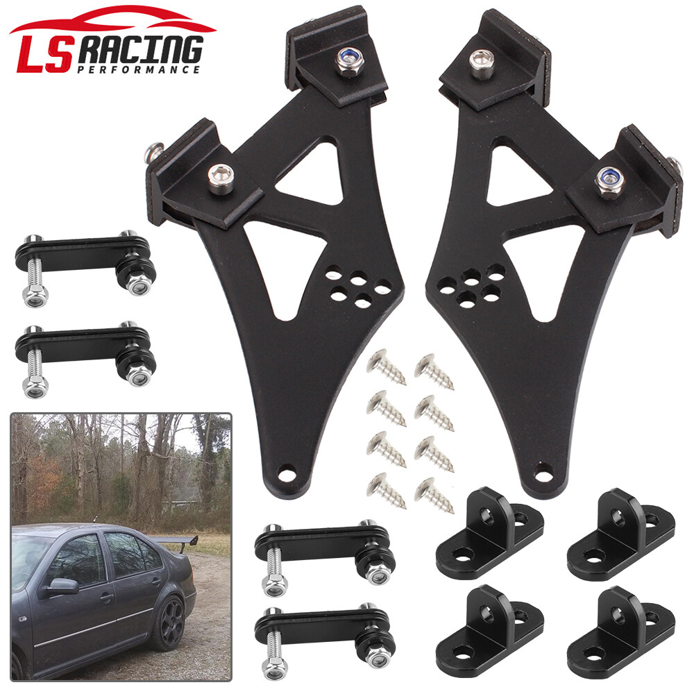 Spoiler Mount Brackets 5″ Universal Car CNC Aluminum Alloy Rear Wing Trunk Tail