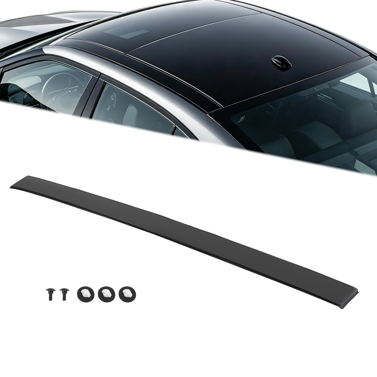 Left Roof Molding For 2016-2020 Nissan Maxima W/Panoramic Sunroof 91761-4RA3A