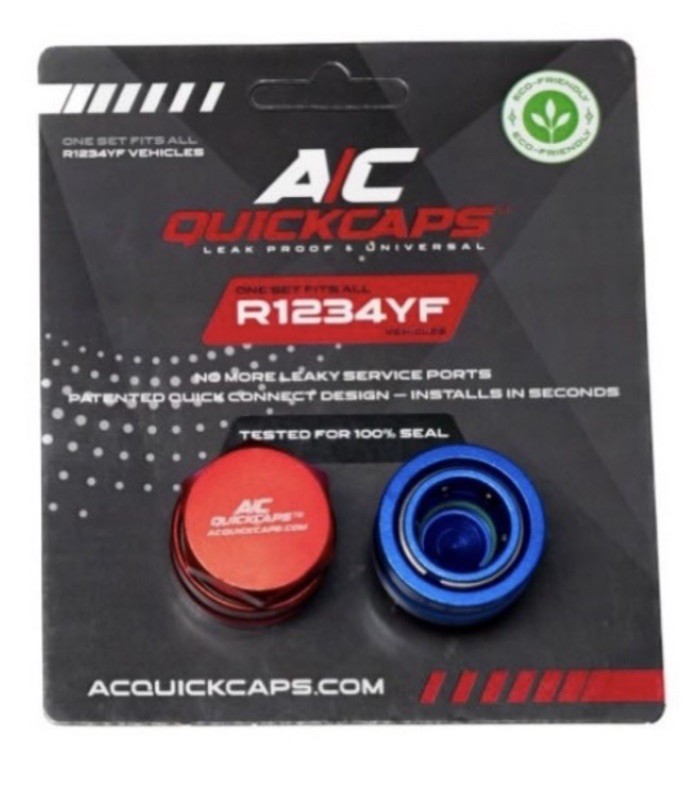 AC Quickcaps R1234yf A/C Quickcaps A/C Service Port Caps Leak Proof &Universal