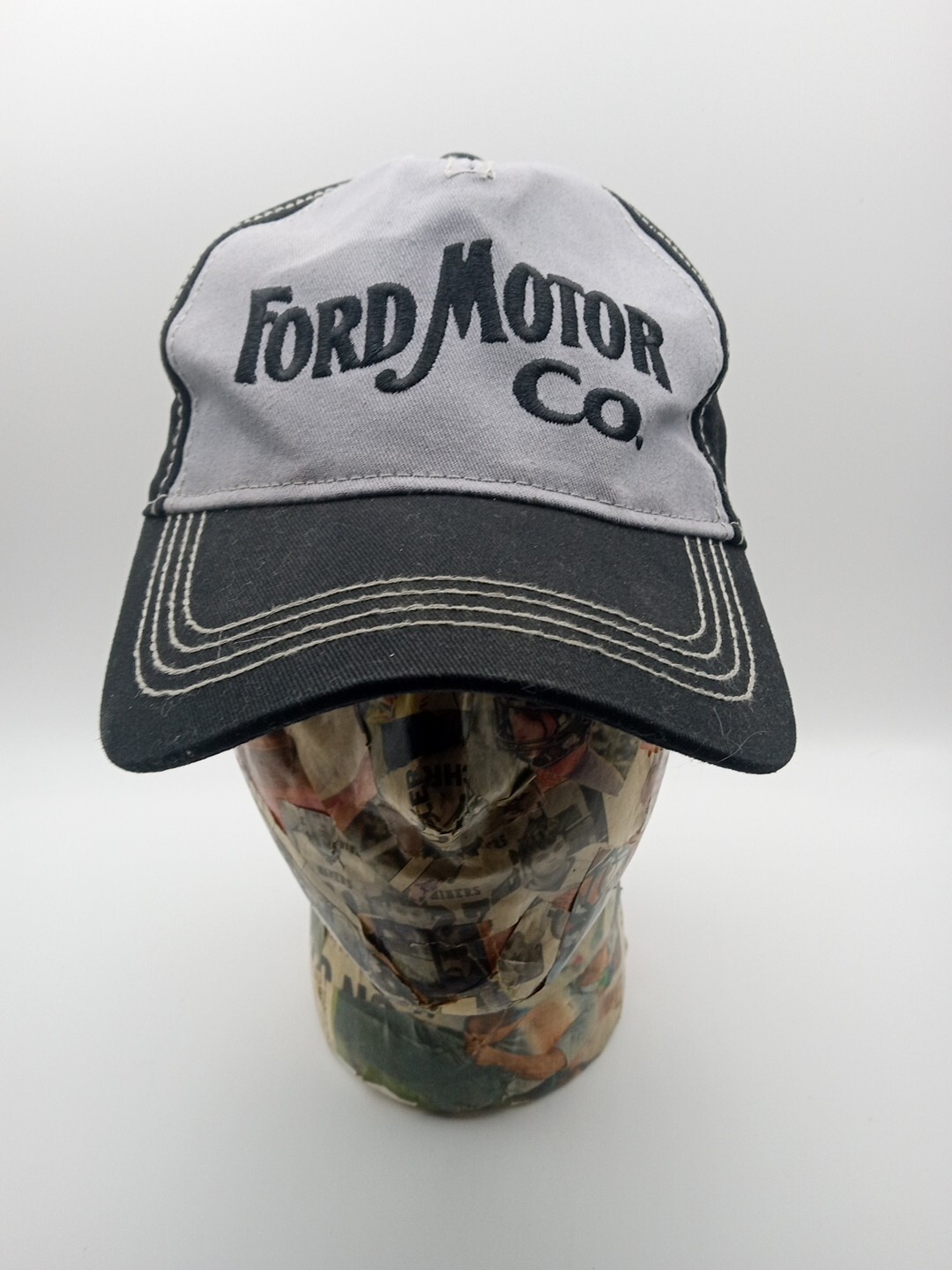Ford Motor Co. Open Road Black & Gray Strap Back Hat Cap