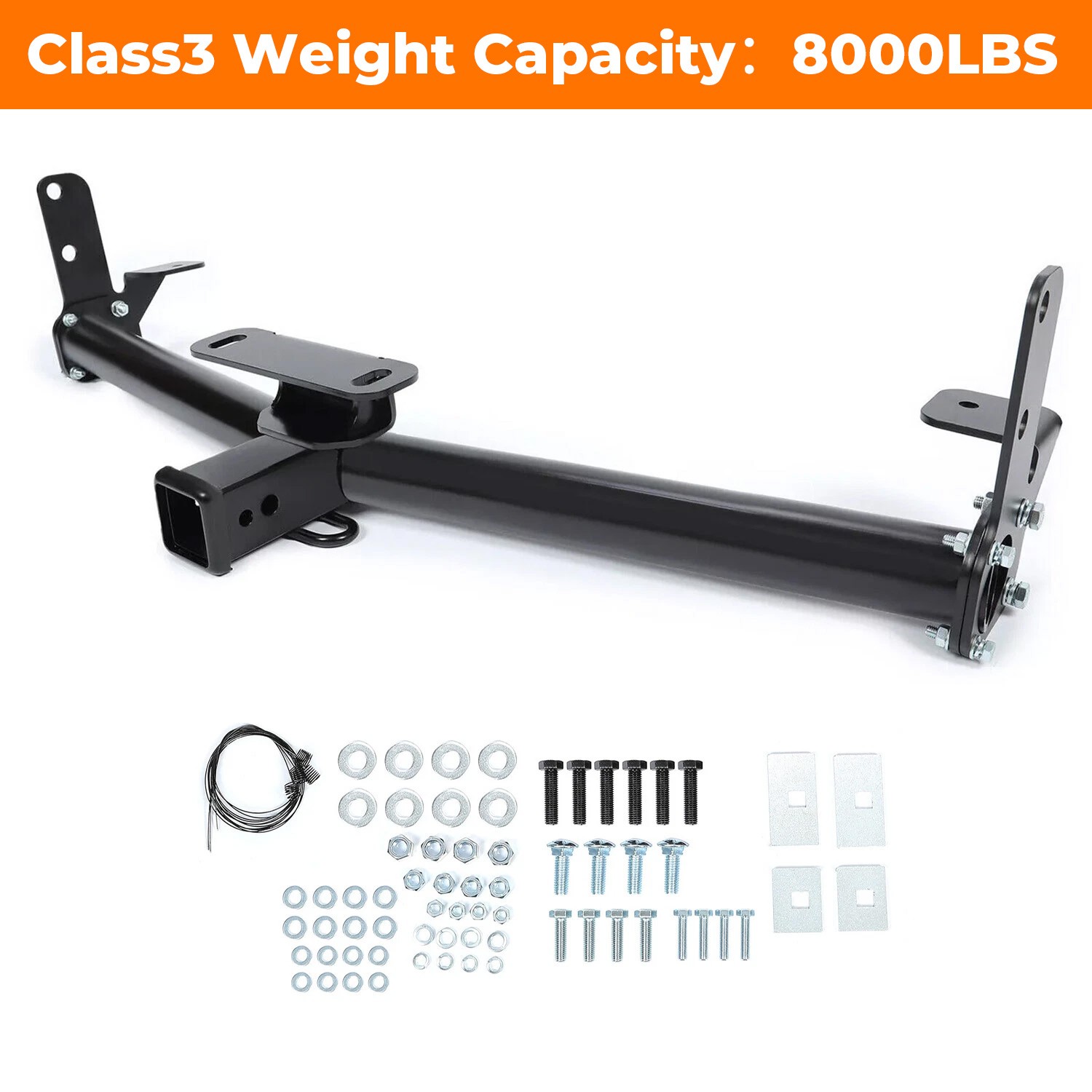 Class 3 Trailer Hitch Receiver 2″ For Chevy Equinox 05-17 For GMC Terrain 10-17