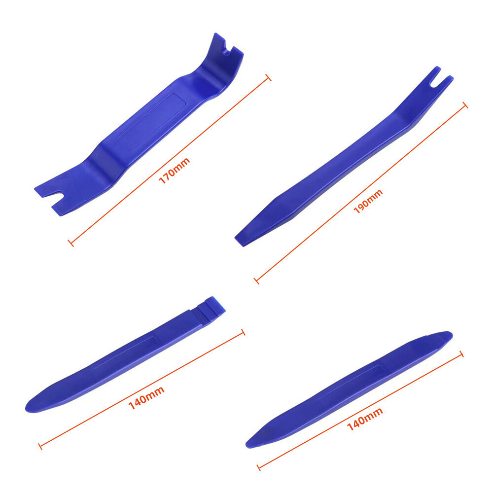 5Pcs Car Trim Removal Tool Set Hand Tools Pry Bar Panel Door Interior Clip Kit