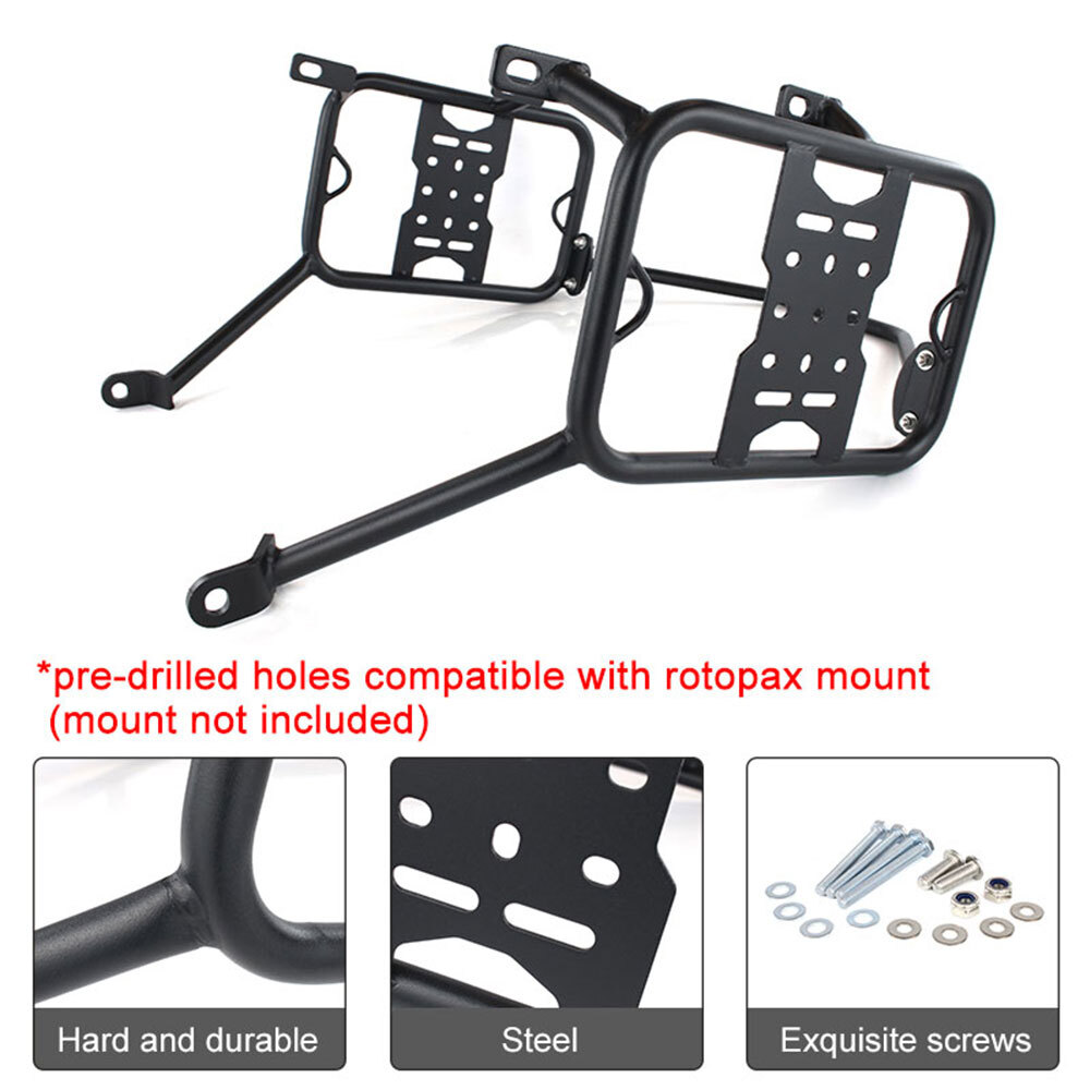 Fit For KAWASAKI KLR650 2022 2023 2024 Side Pannier Rack Saddlebag Support Rack
