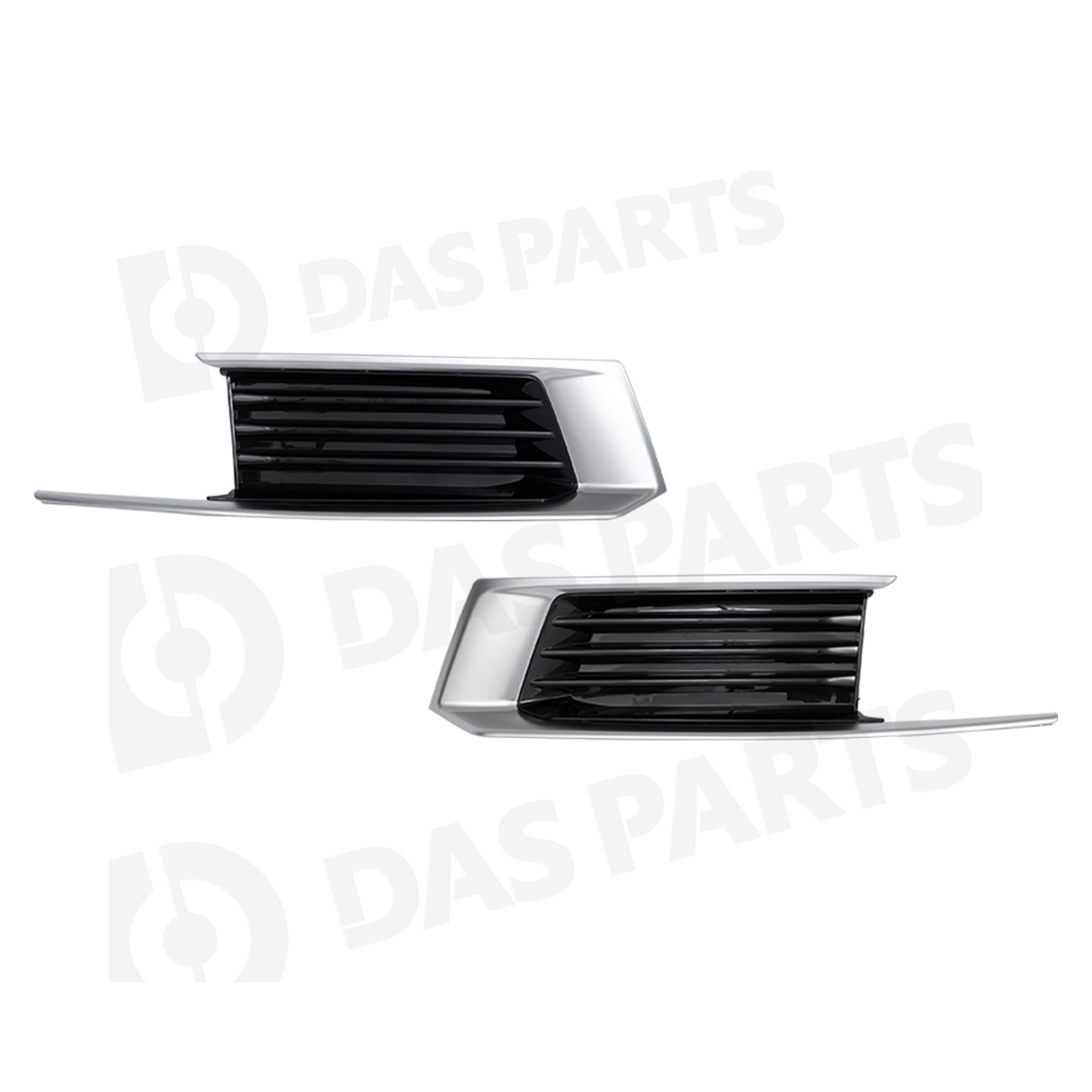 Painted PX8 Gloss Black Front Bumper Cover Grille Kit For 2018 2019 Cadillac XTS