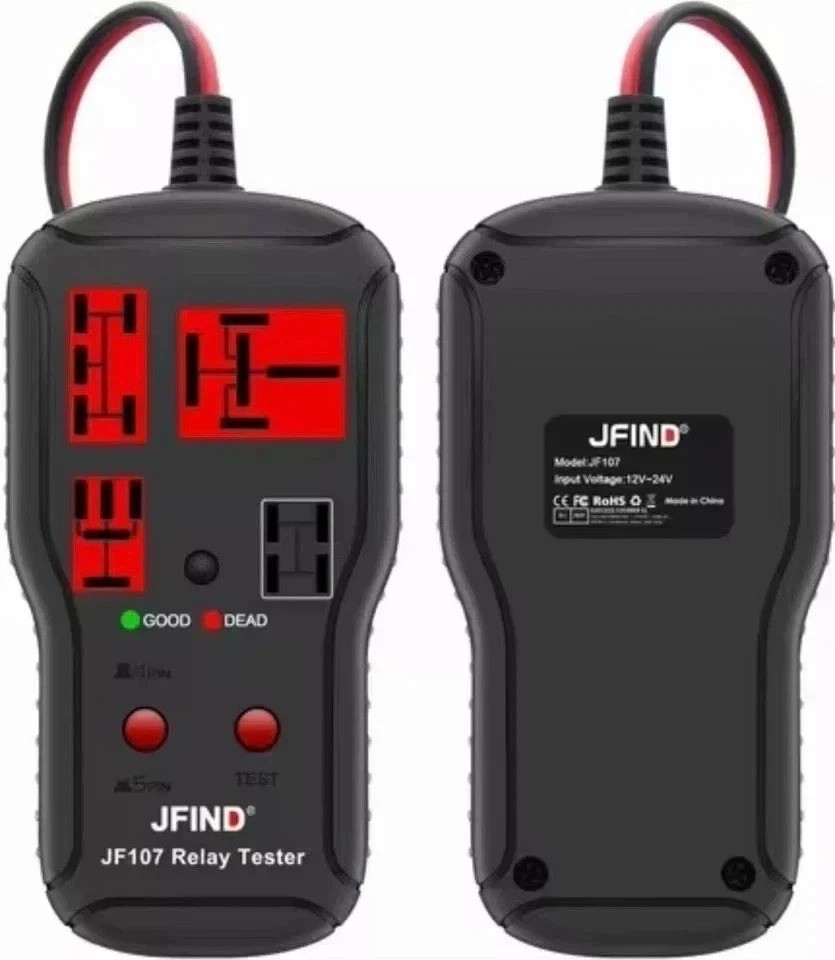 Universal 12V 24V Automotive Relay Tester Car Circuit Battery Voltage Checker To