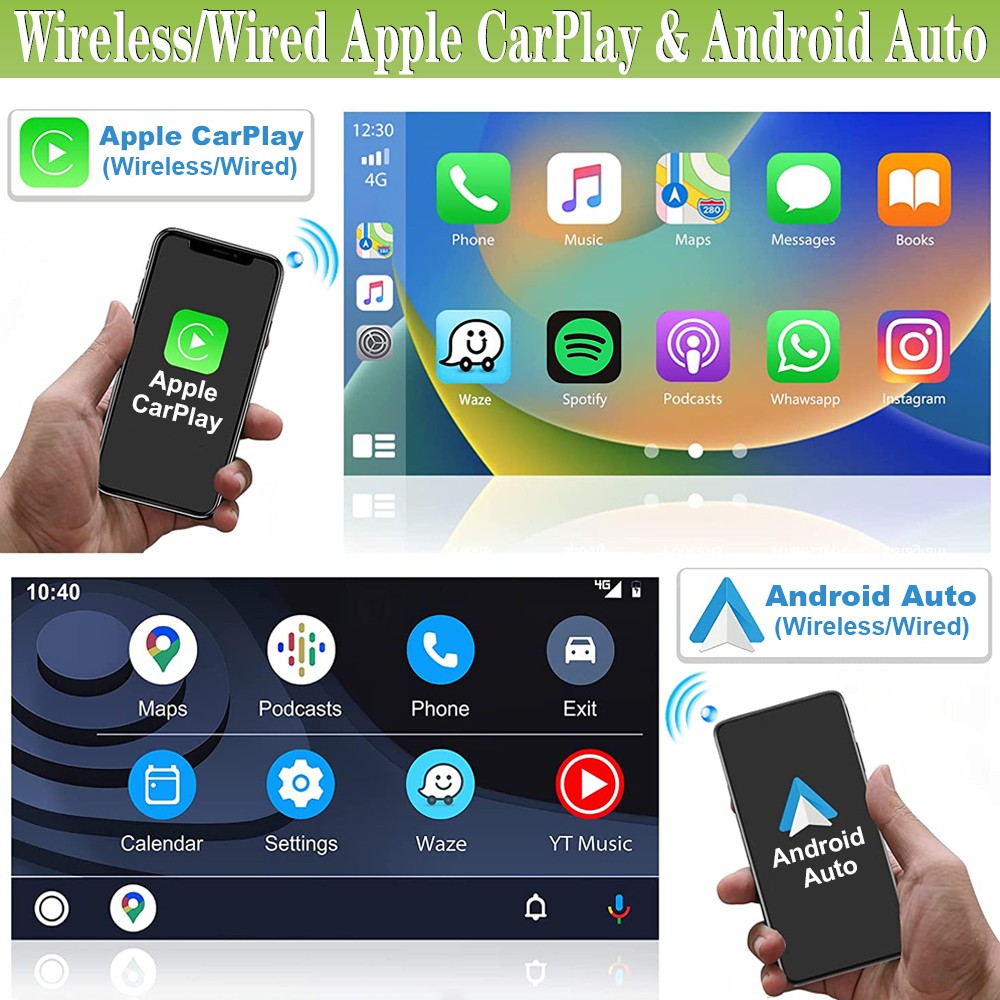 For 2008-2012 Buick Enclave Android 14.0 Apple Carplay Car GPS Stereo Radio