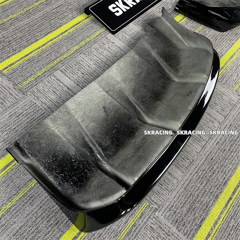 Fits For Ford Mustang Mach-E 2021-24 Black Rear Bumper Diffuser Lip Spoiler Kit