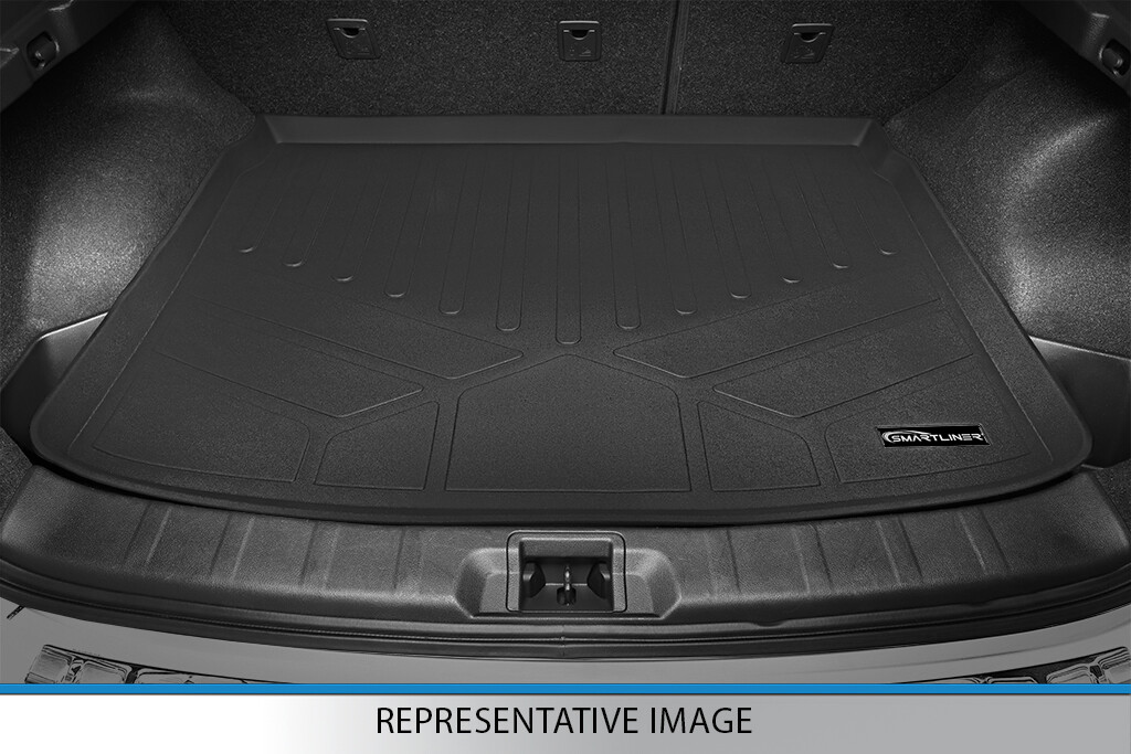 SMARTLINER Custom Fit Cargo Liner Trunk Mat Black For 2017-2020 Hyundai Elantra