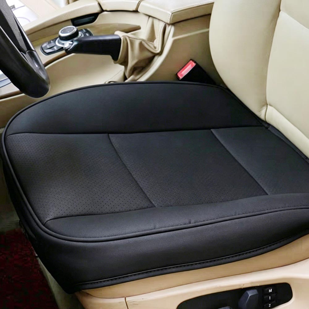 Car Front Full Surround Seat Cover Breathable PU Leather Pad Mat Chair Cushion