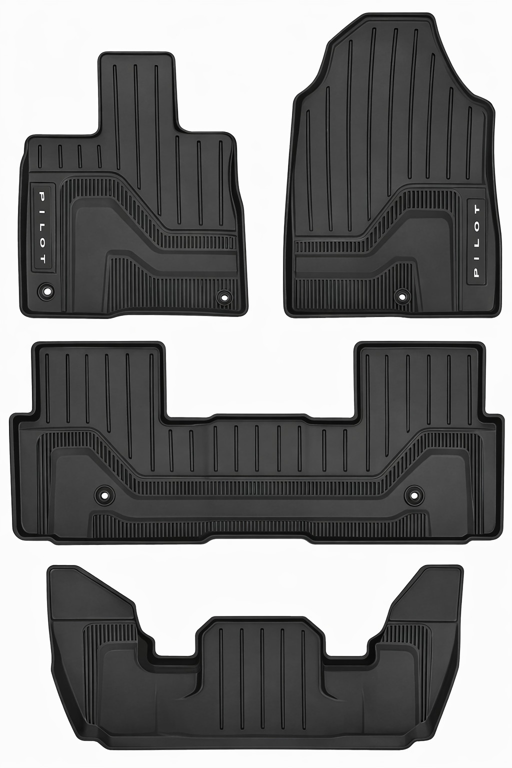 2023-2026 Genuine OEM Honda Pilot 4-Piece All-Season Floor Mats 08P17-T90-110