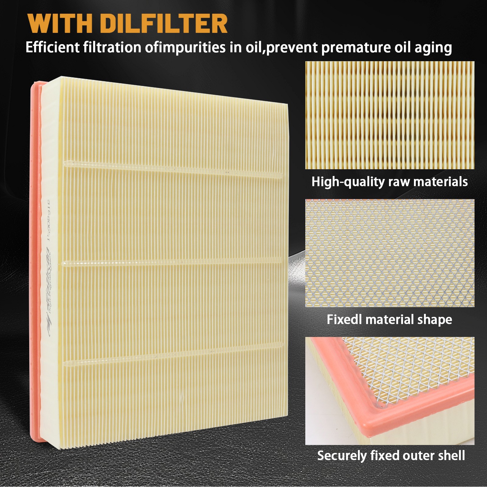 Combo Engine & Cabin Air Filter Set for Chevy Silverado 1500 2014-2018