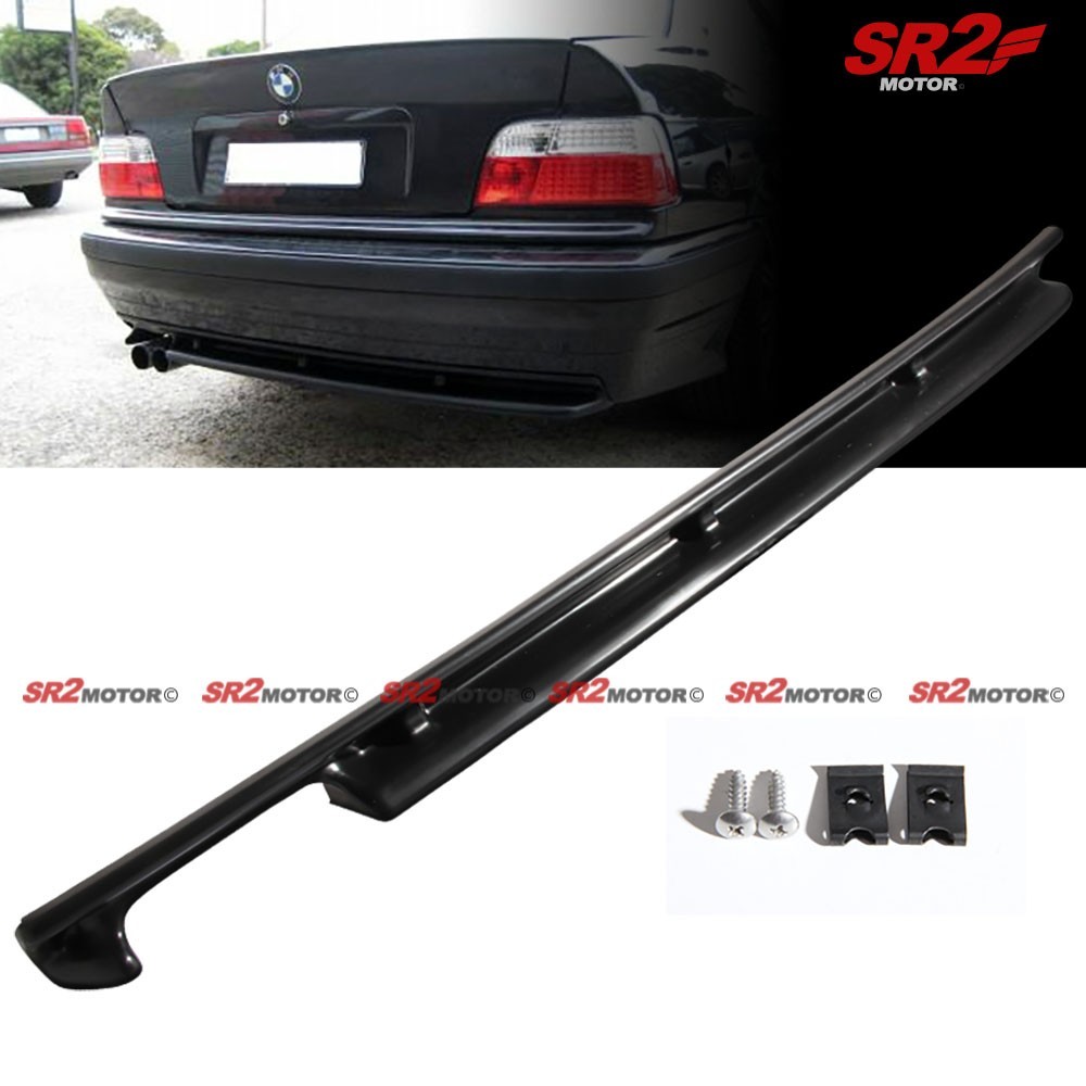 For 92-98 BMW E36 3 Series OE M3 Style Rear Body Bumper Diffuser Spoiler Lip