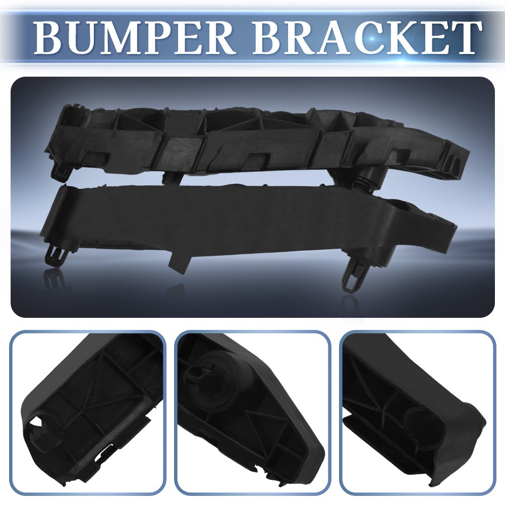 2Pcs Front Bumper Brackets Retainer Left Right Fit Lexus IS250 2006-2015 Black