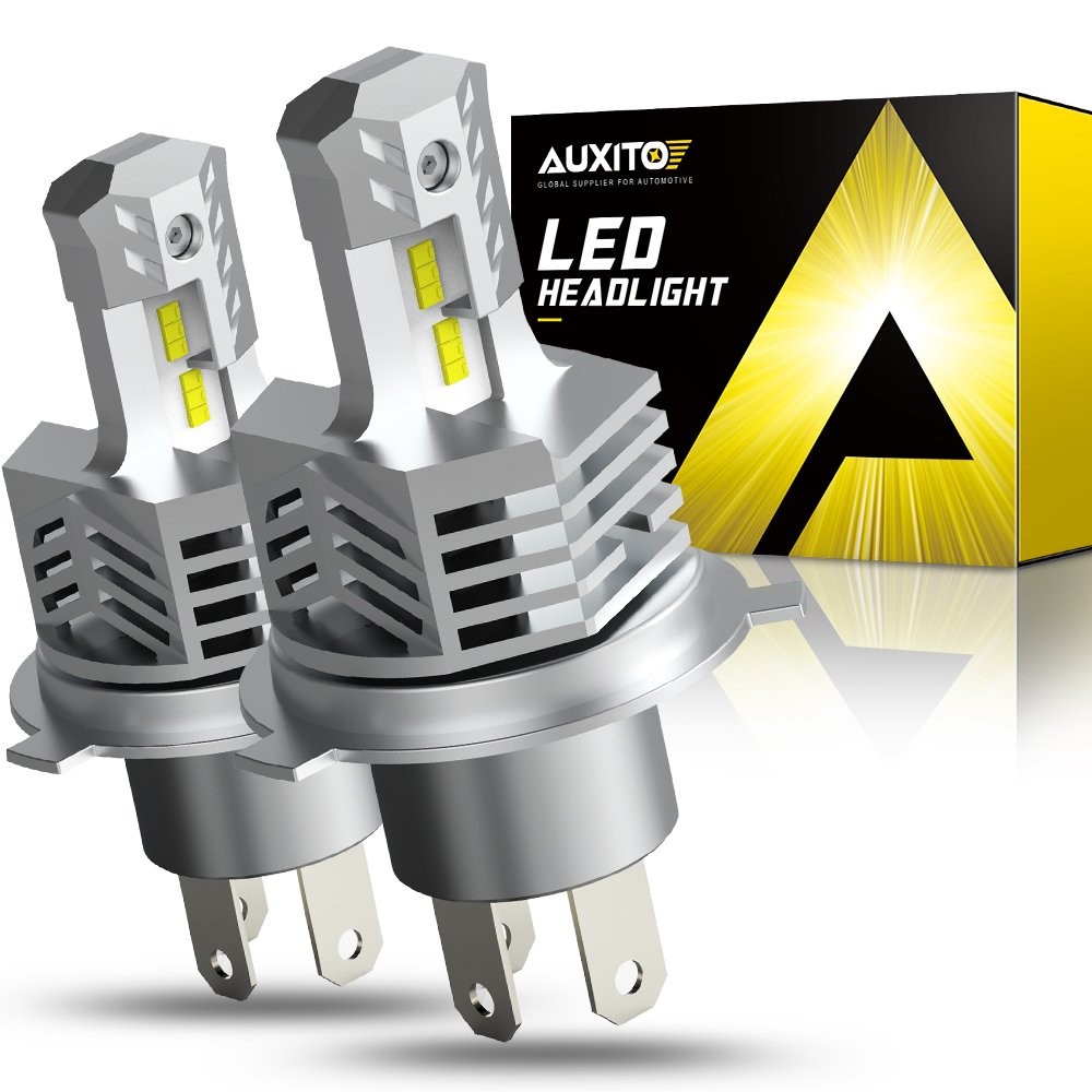 1/2set AUXITO H4 9003 LED Headlight Kit HiGH Low Beam Bulbs 24000LM WHITE 10S