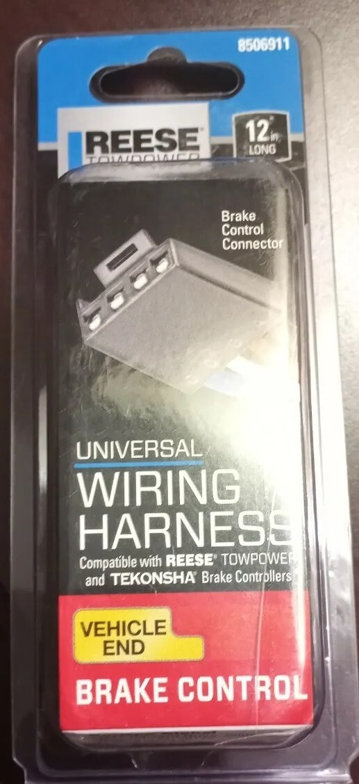 Reese Towpower Brake Control Vehicle End Universal Wiring Harness # 8506911.