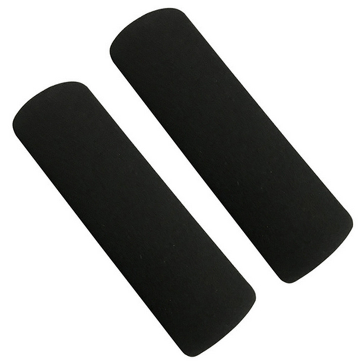 A Pair Motorcycle Foam Anti Vibration Comfort Handlebar Grip Covers Black 5in