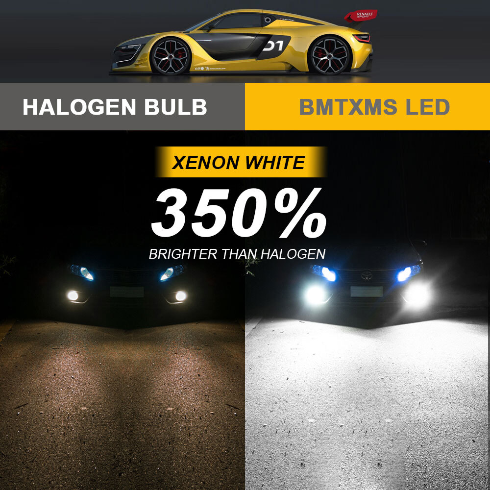 Pair 881 LED Fog Light Driving Bulbs 862 886 889 894 896 898 Xenon White 6000K