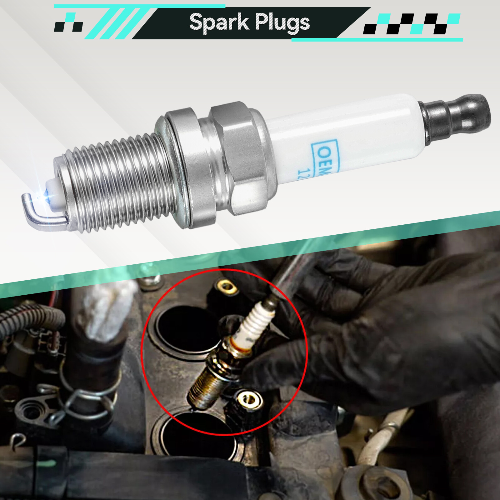 4Pcs For Buick Encore Chevy Cruze Trax 1.4L 11~2021 Iridium Spark Plugs 55576026