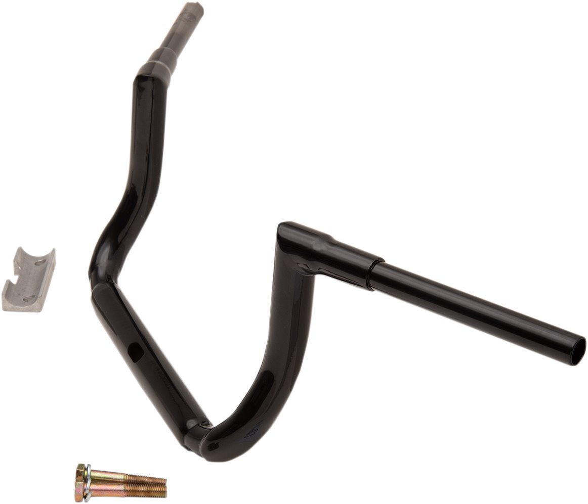 LA Choppers 1.5″ Grande Twin Peaks Black Handlebar w/10″ End Rise (LA-7365-10B)