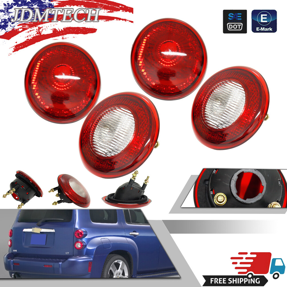 OE-Style Red Rear Tail Light Set For 2006-2011 Chevrolet HHR GM2800195 GM2801195
