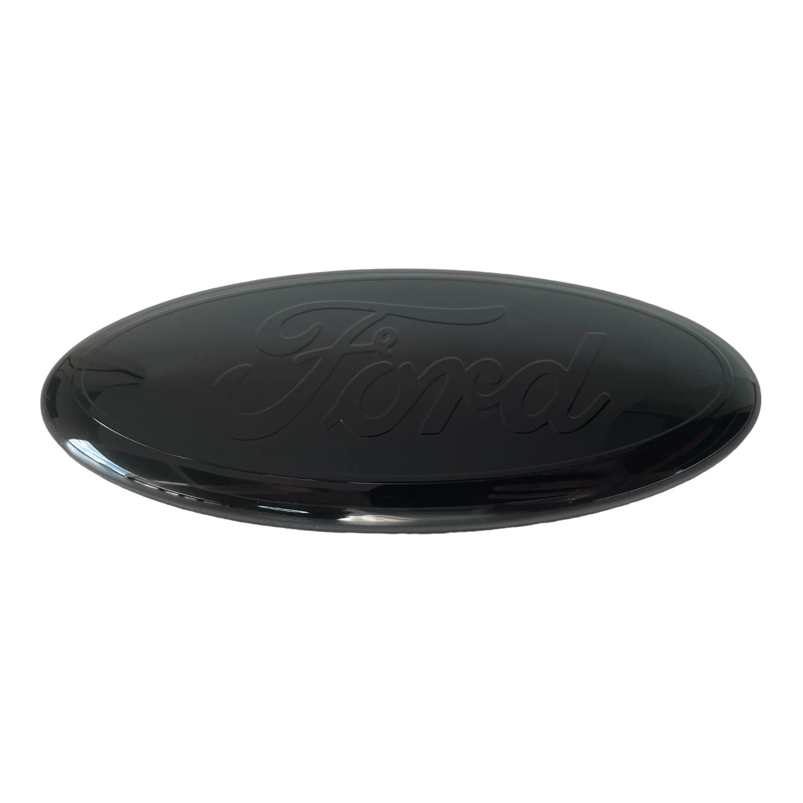 Ford Logo Emblem: Premium 7″ Black Oval Badge Black Logo for Grille