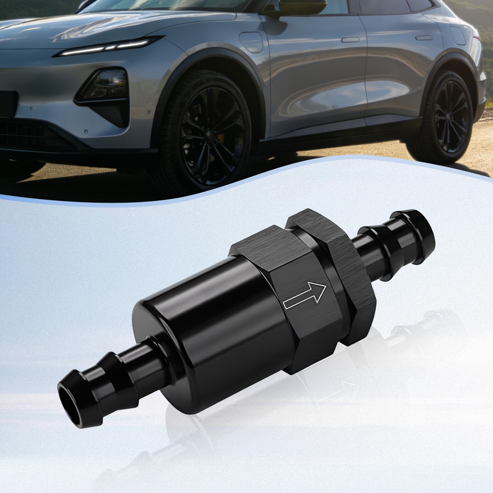 3/8″ Check Valve, One Way Valve Fitting, Fuel Check Valve One Way Inline